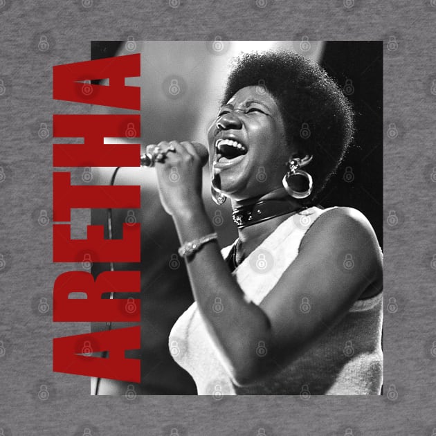 Aretha Franklin - Retro Aesthetic Fan Art by JULIAN AKBAR PROJECT